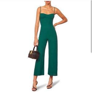Reformation size 0 Green Jumpsuit